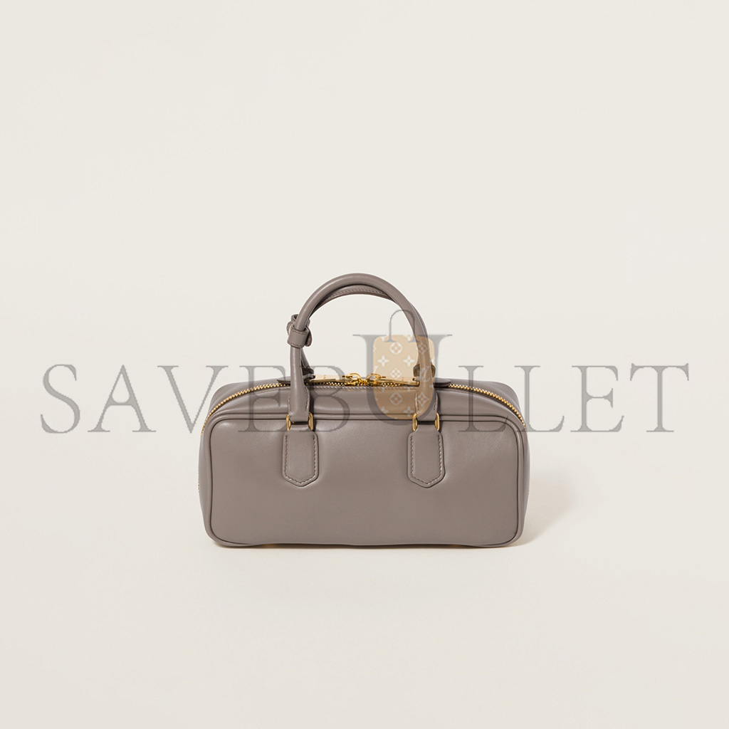 MIU MIU ARCADIE LEATHER BAG 5BB148 (27*12*9cm) MIU MIU ARCADIE LEATHER BAG 5BB148 (27*12*9cm)